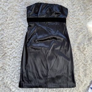My Michelle Elegant Black Strapless Dress